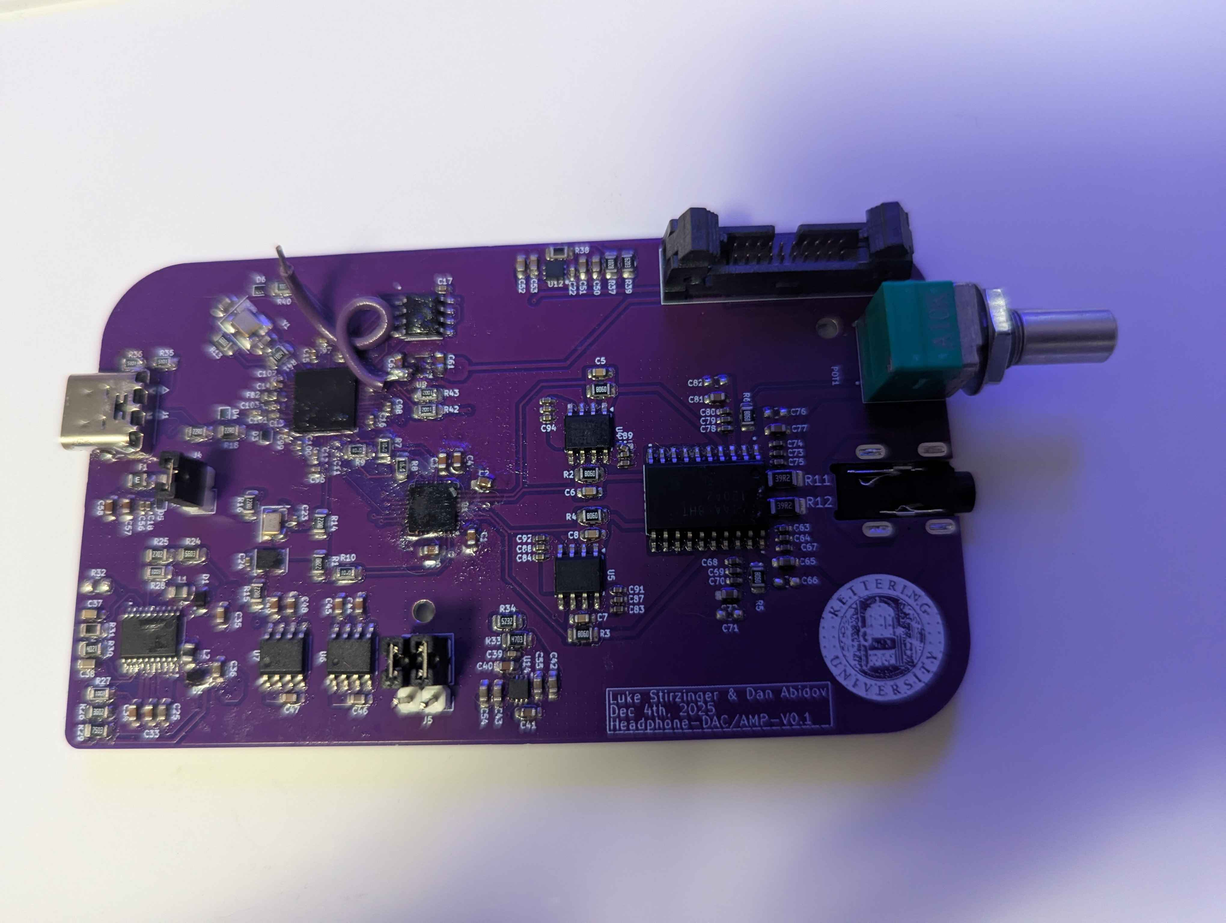 Revision One of the DAC AMP Board